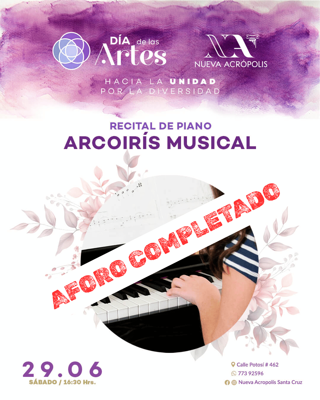 Jun 29 - Recital de Piano -  Arcoíris Musical